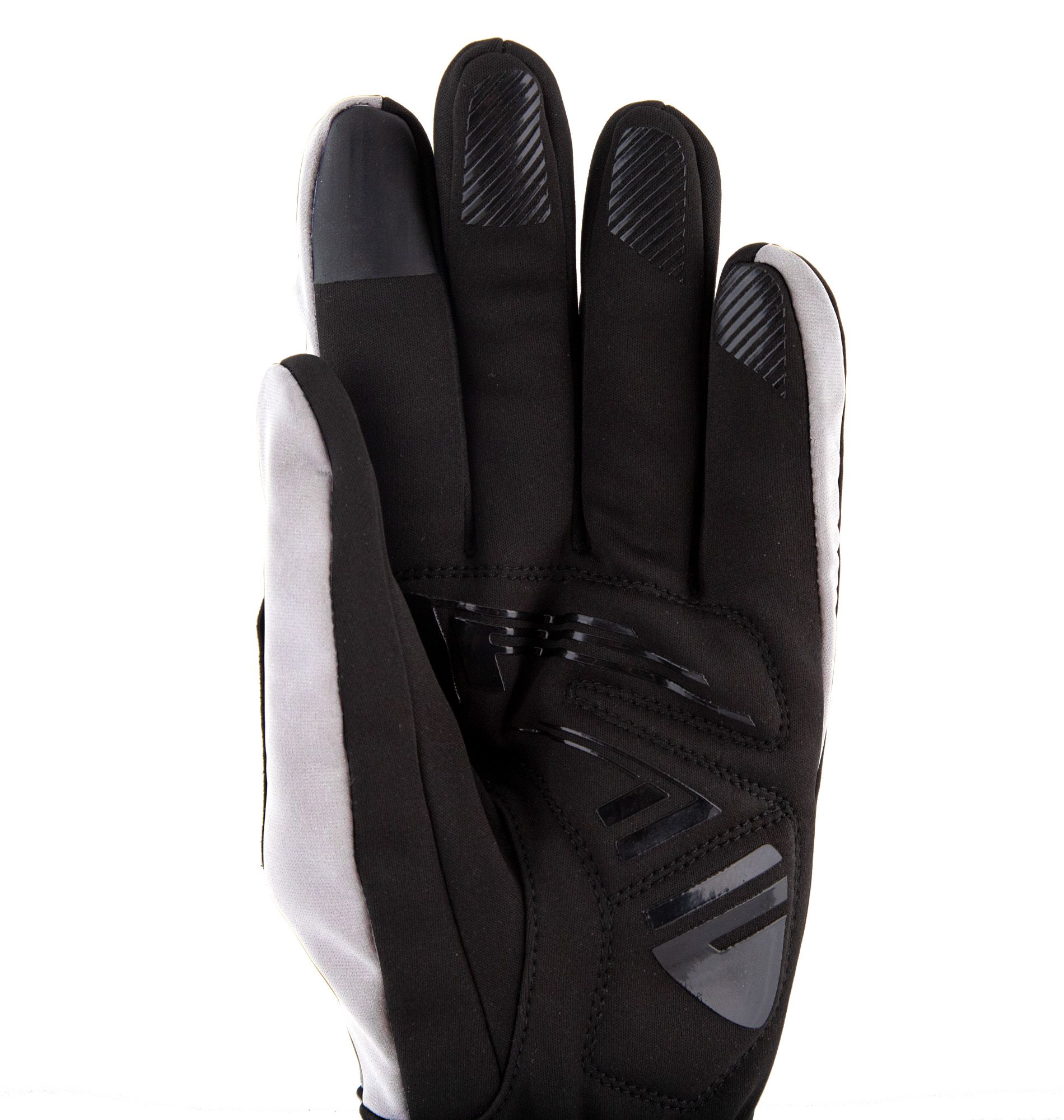 BEAM LIGHT reflektierende Unisex-Softshell-Handschuhe / silber / 3XL=12