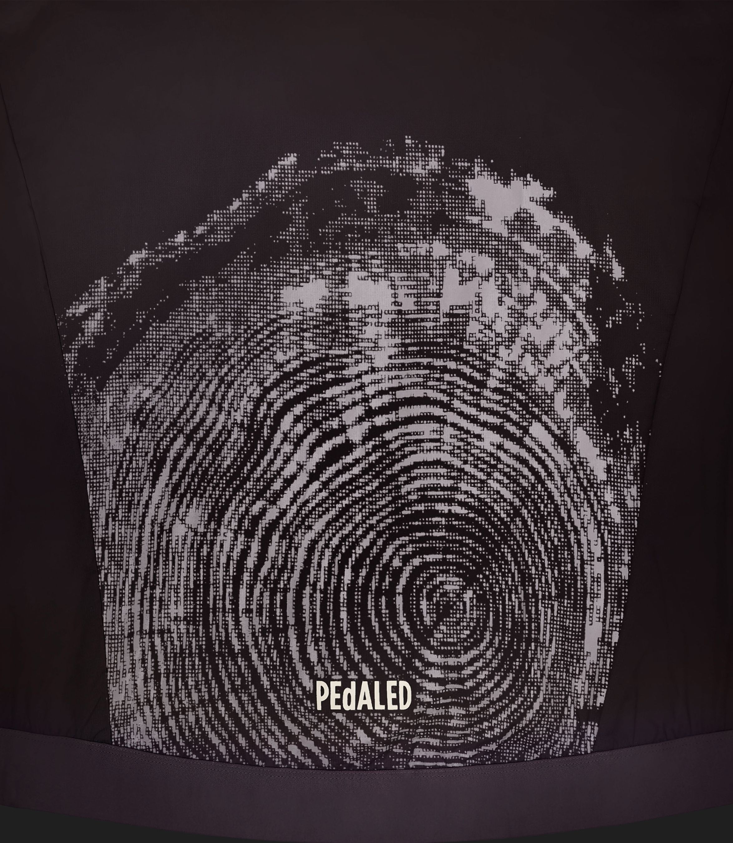 ODYSSEY HIGH VISIBILITY Herren-Gravel-Windweste / burgundy / M