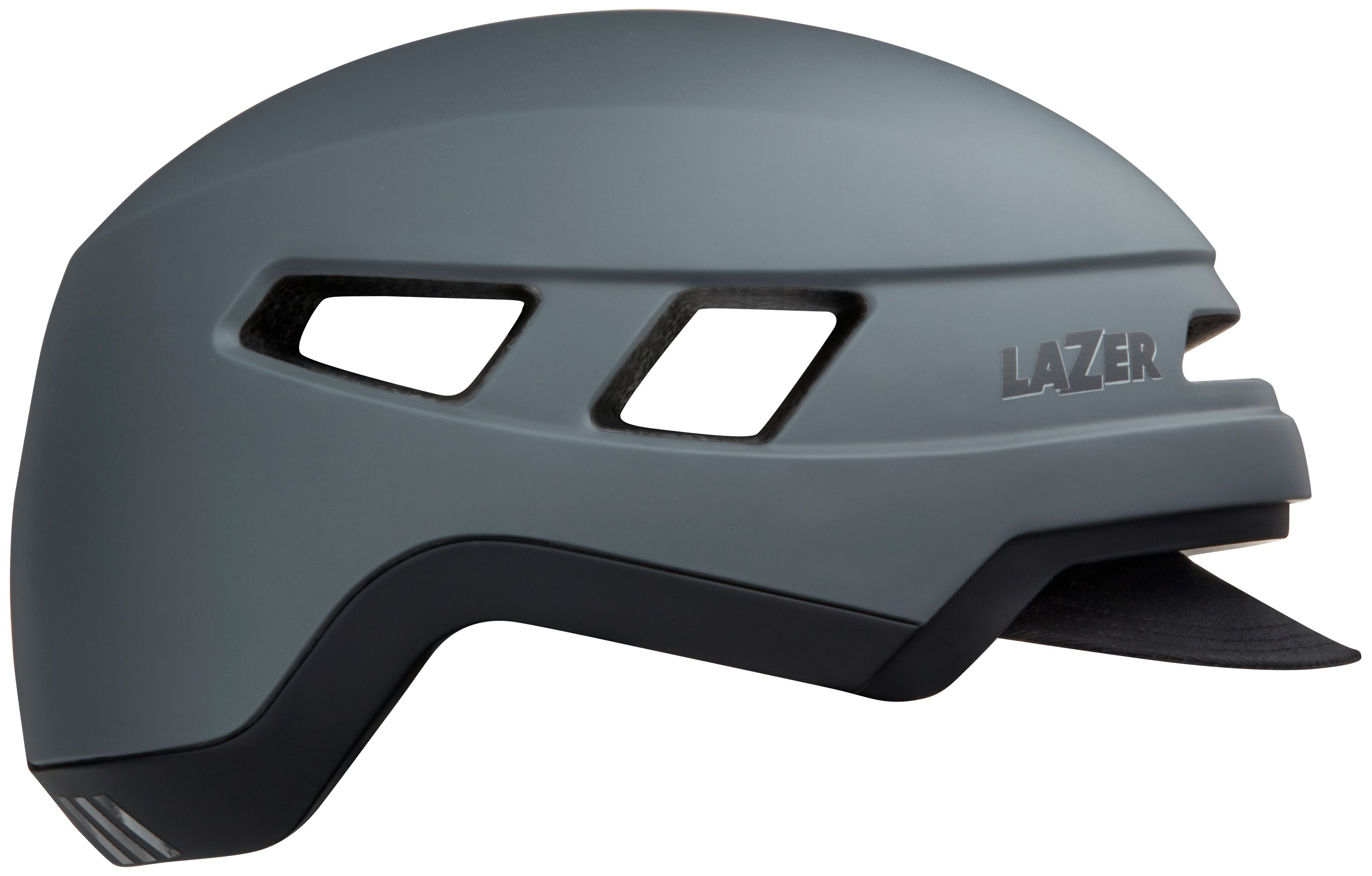LAZER Unisex City Cruizer Helm matte / matte dark grey / M