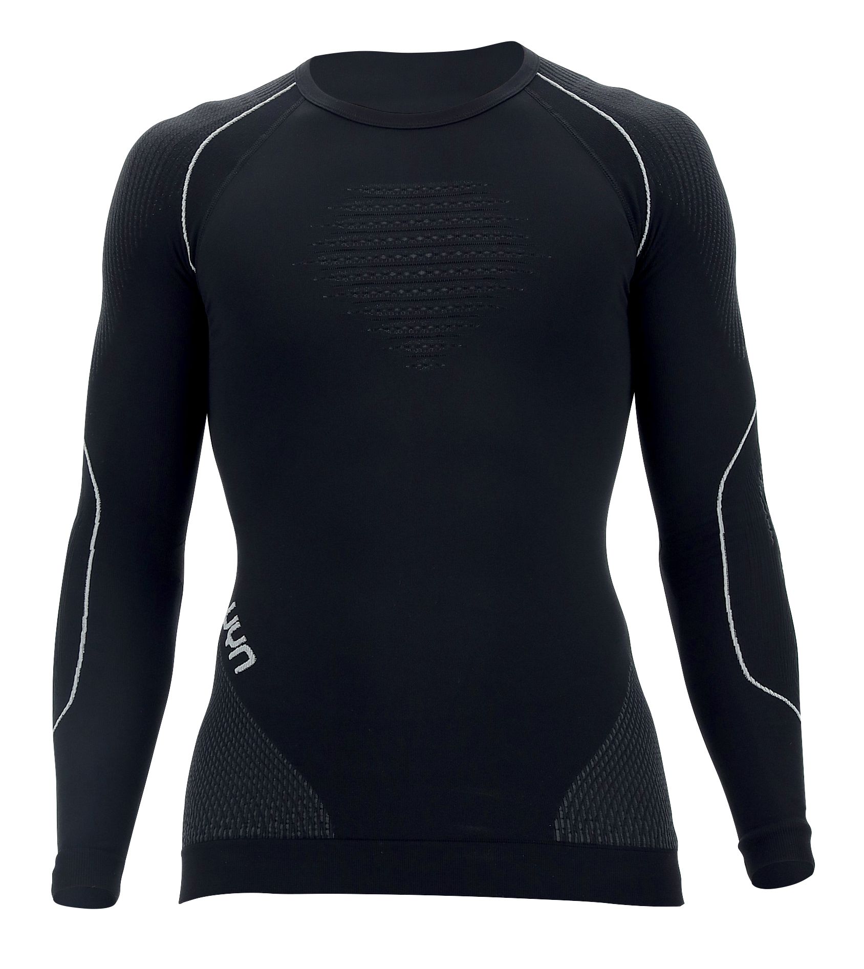 EVOLUTYON Herren-Langarmshirt / blackboard/anthracite/white / L/XL