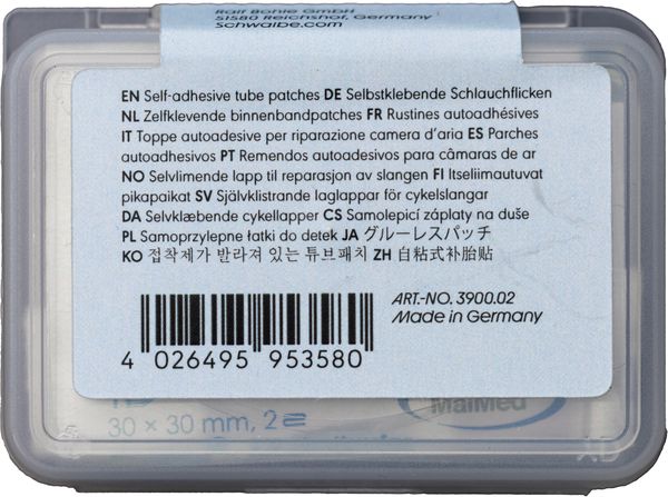 Reparaturflicken Aerothan Glueless Patches / transparent