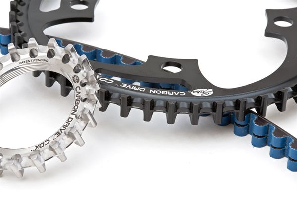 CDX Centertrack Riemen mit Nut / schwarz blau / 111 Zähne