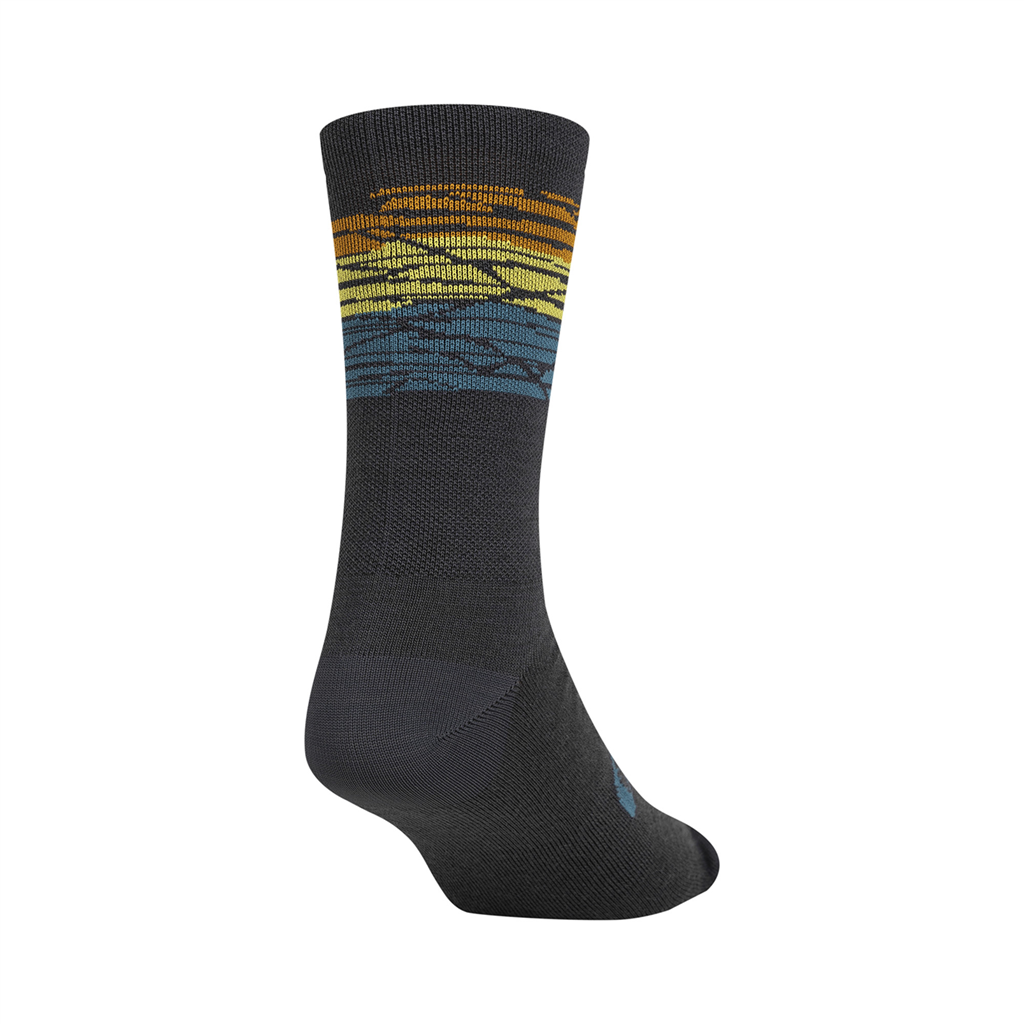 Seasonal Merino Sock / dark shadow horizon / S