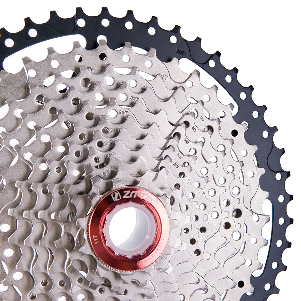 KASSETTE 11-fach, HG-Freilauf für Shimano/SRAM / silber_schwarz / 11-42 Zähne