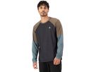 TARN WIND Herren-Merino-Langarmshirt / goblin blue/black / S