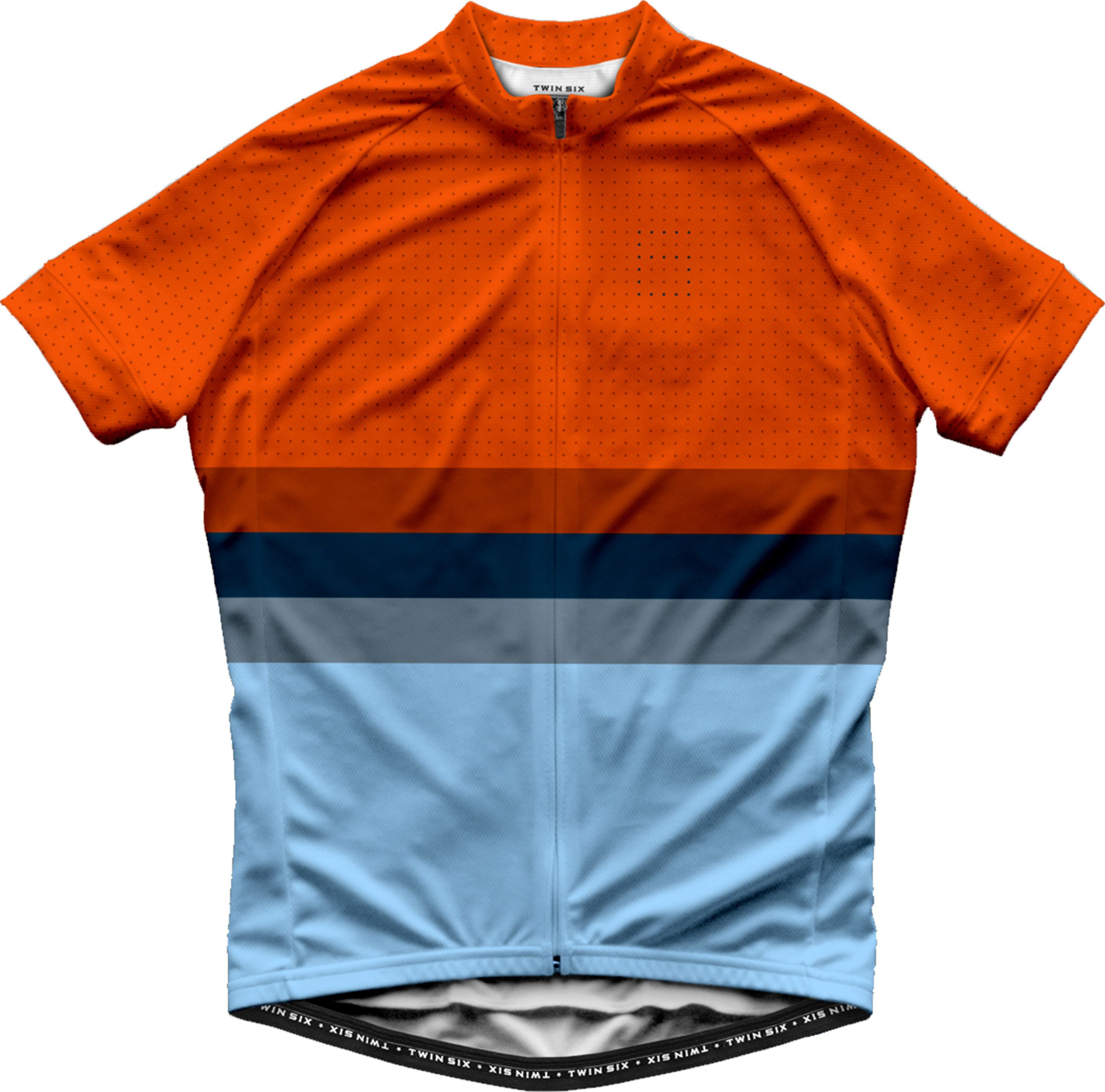 THE SOLOIST Herren-Kurzarmtrikot / orange/blue / S