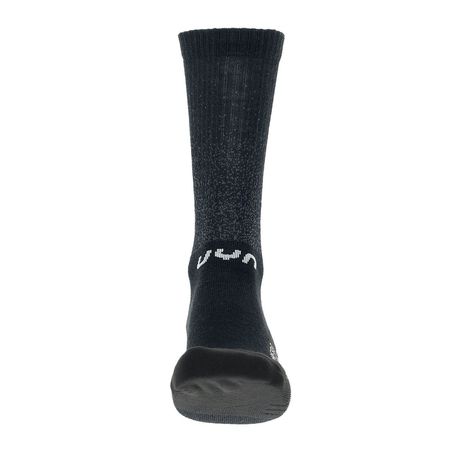 CYCLING AERO WINTER SOCKS / black white / 35-38