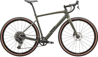 DIVERGE COMP CARBON Gravelbike / satin oak green smoke / 54 CM