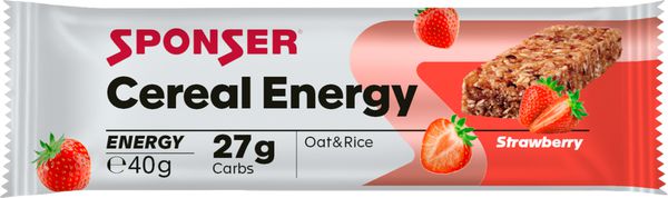 Cereal Energy Bar, STRAWBERRY Display (20 x 40 g)