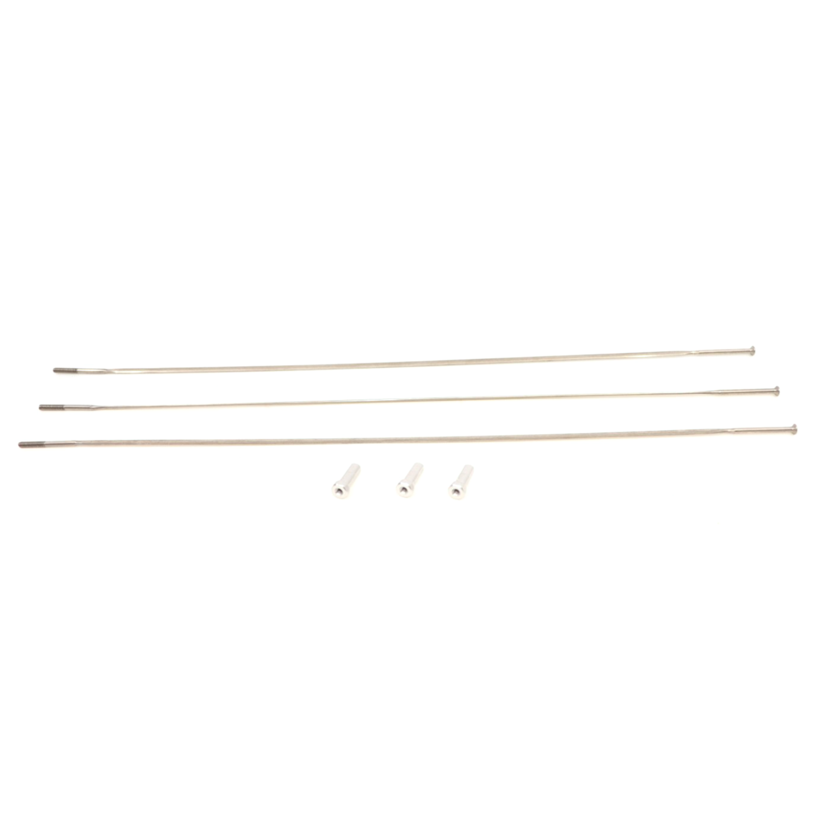 Spoke and Nipple 270mm CX-Ray Straight Pull Qty 3 / silver