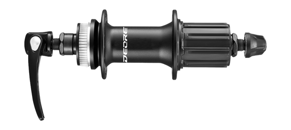 DEORE Hinterrad / black / 28", DH19, Rimbrake, Deore- Nabe, 135/5