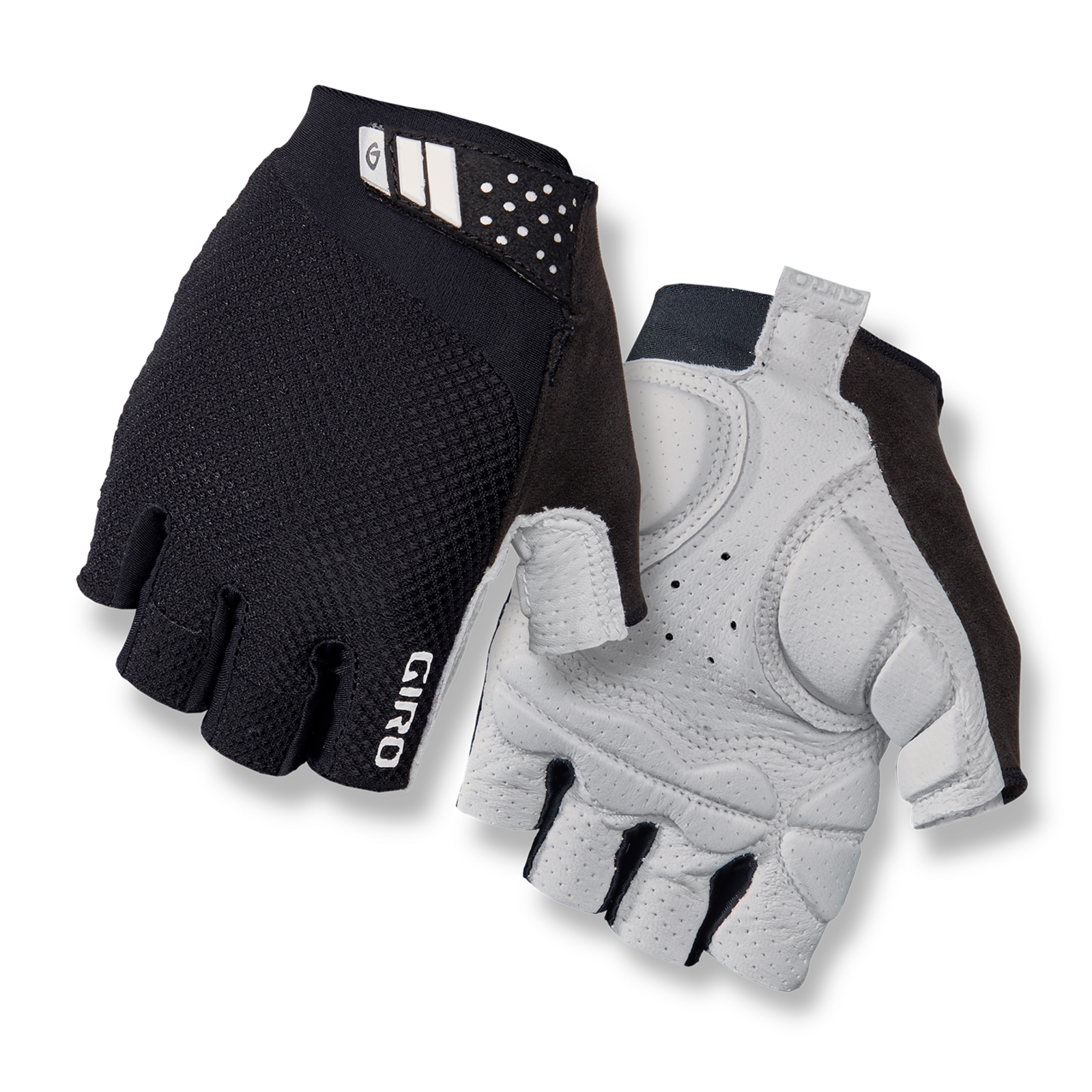 MONICA GEL II Damen-Kurzfingerhandschuhe / black / L
