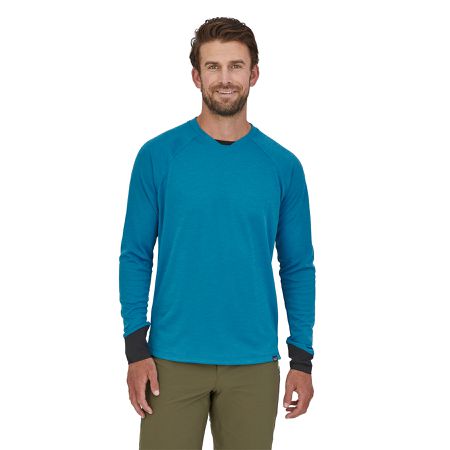 DIRT CRAFT Herren-Langarmshirt / anacapa blue / S