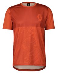 TRAIL VERTIC Herren-Kurzarmshirt / braze orange / S