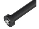 STECKACHSENADAPTER für Gepäckträgermontage / schwarz / M12 x 1.5 169mm