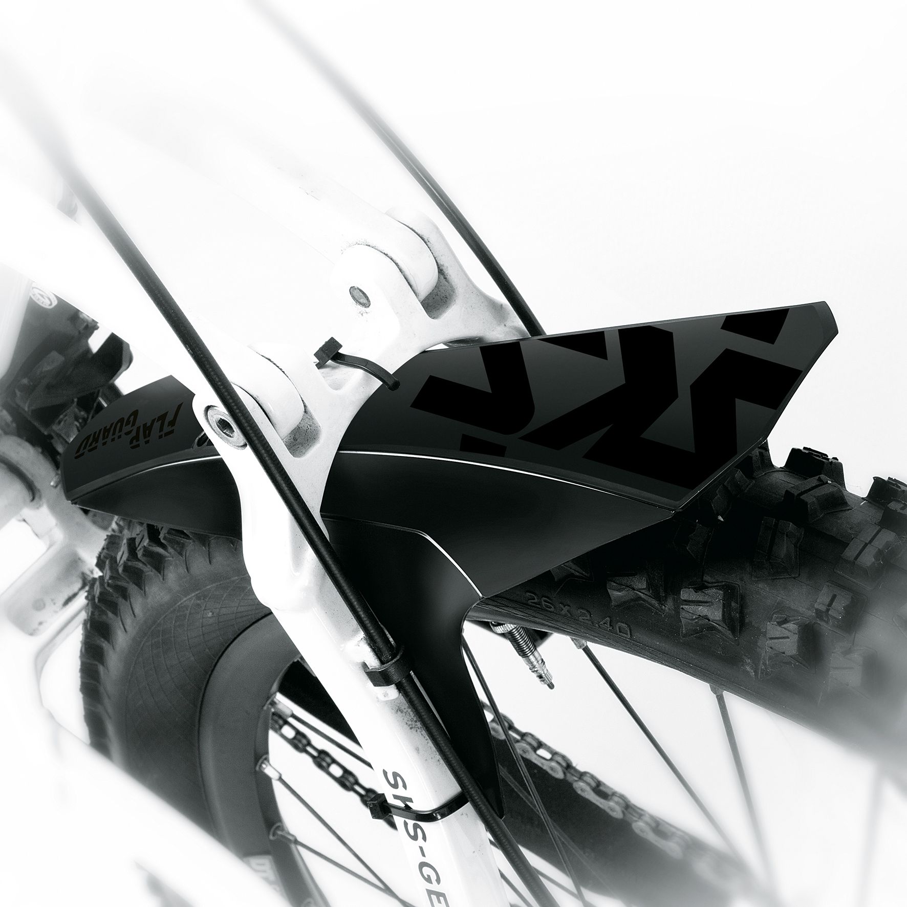 Spritzschutz Flap Guard schwarz / schwarz