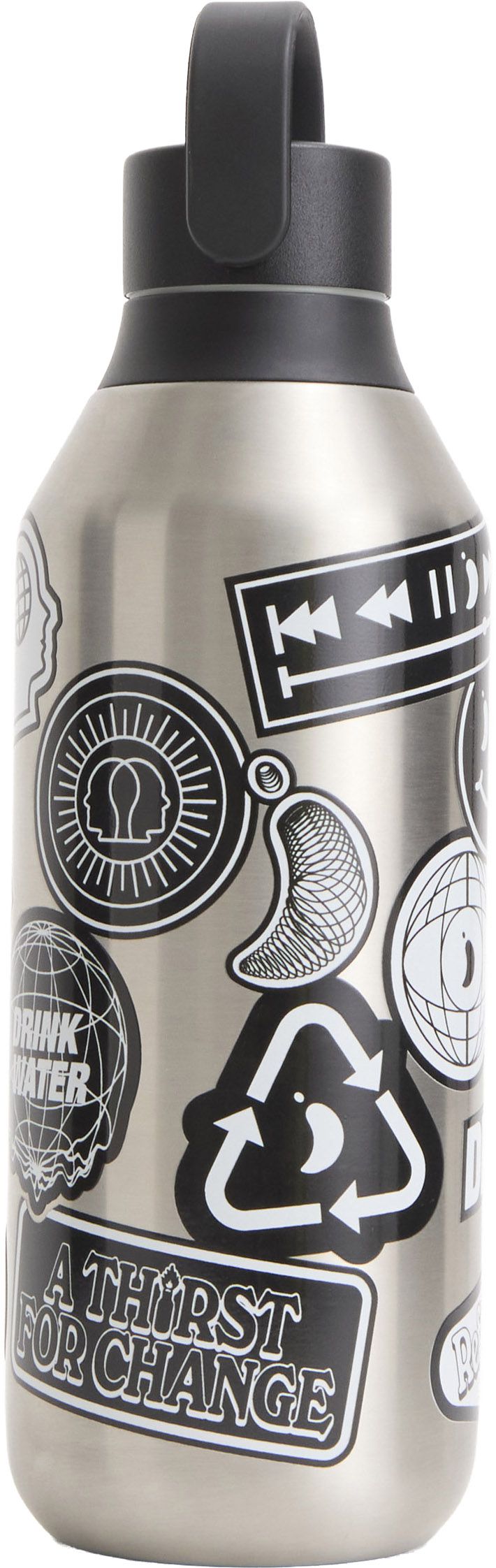 Chilly's Series 3 Refill Rebel 500ml Bottle / Refill Rebel