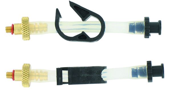 Ersatzschläuche zu Disc Entlüftungsset / schwarz / M4