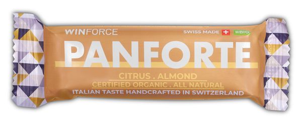 PANFORTE Energieriegel, bio-zertifiziert, vegan, glutenfrei / CITRUS ALMOND