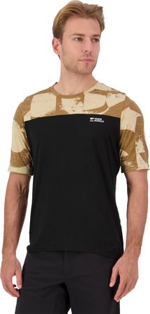 DIVERSION Herren-Merino-Kurzarmshirt / mr grunge/black / XXL