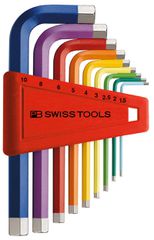 RAINBOW Inbus-Set, kurz, 1.5/2/2.5/3/4/5/6/8/10mm