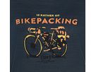 BIKEPACKING Damen-Merino-Kurzarmshirt / blueberry / M