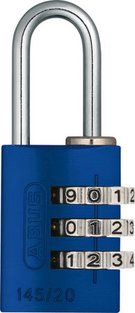 Abus Vorhangschloss 145 Code blue / blue / 52 mm, 20 mm, 3 mm