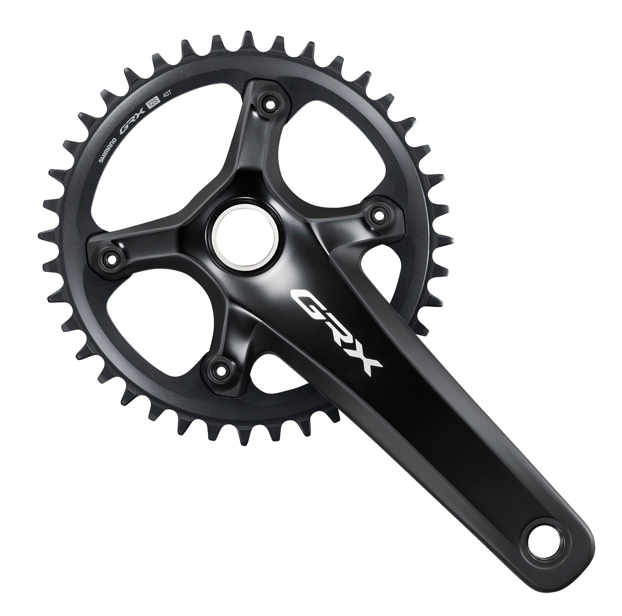 GRX RX-820-1 Kurbel, 1x12, 40 Zähne / schwarz / 172.5mm