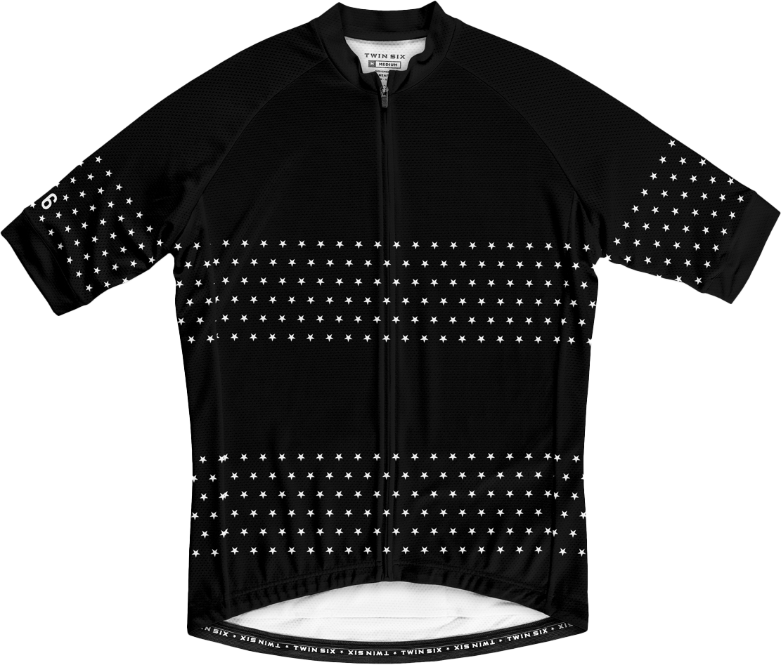THE PRIVATEER Herren-Kurzarmtrikot / black / M