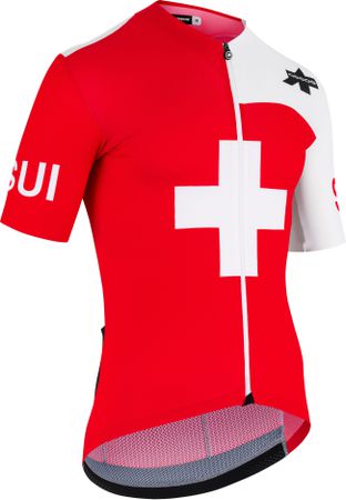 SUISSE FED MILLE GT C2 Herren-Kurzarmtrikot / national red / M