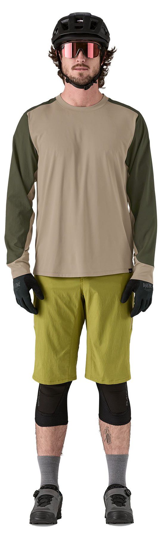 DIRT CRAFT Herren-Langarmshirt / seabird grey / XXL