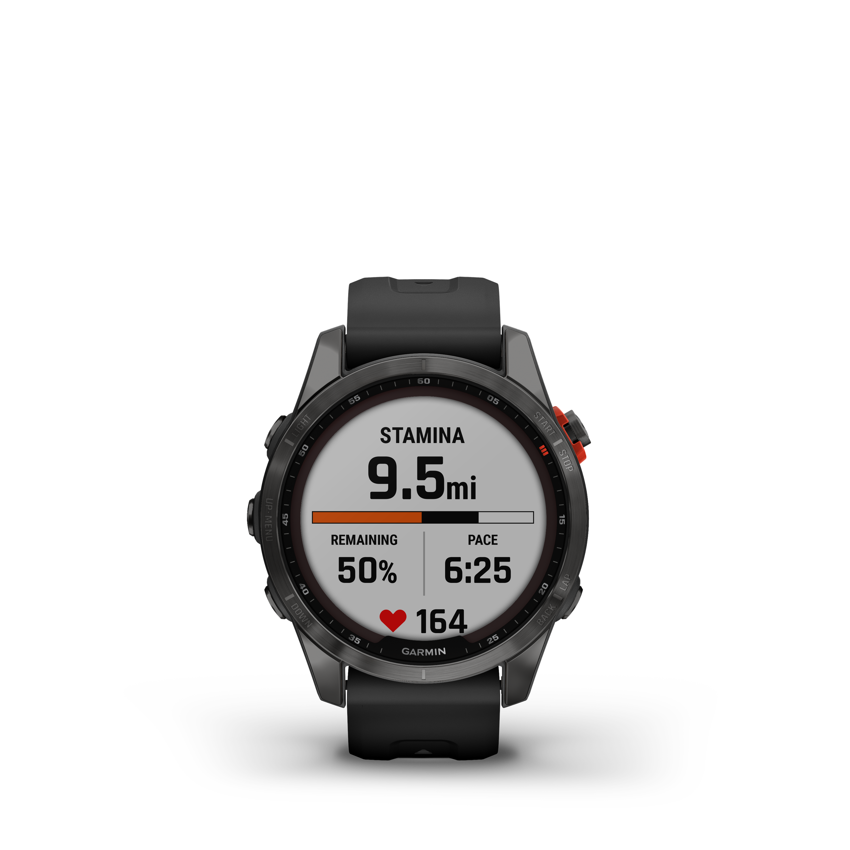 FENIX 7S SOLAR Multisportuhr 42mm / schiefergrau mit schwarzem armband