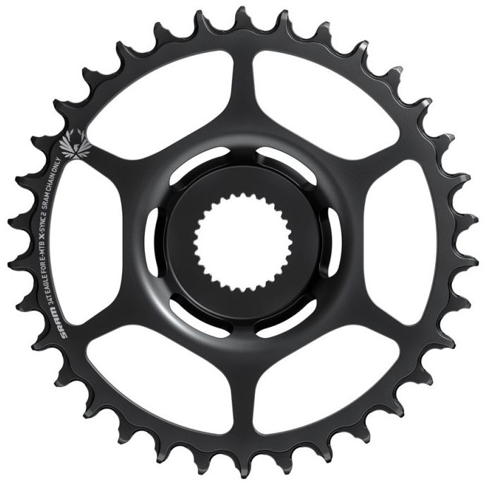 X-SYNC 2 BOSCH DIRECT MOUNT Kettenblatt 12fach / schwarz / 34 Zähne