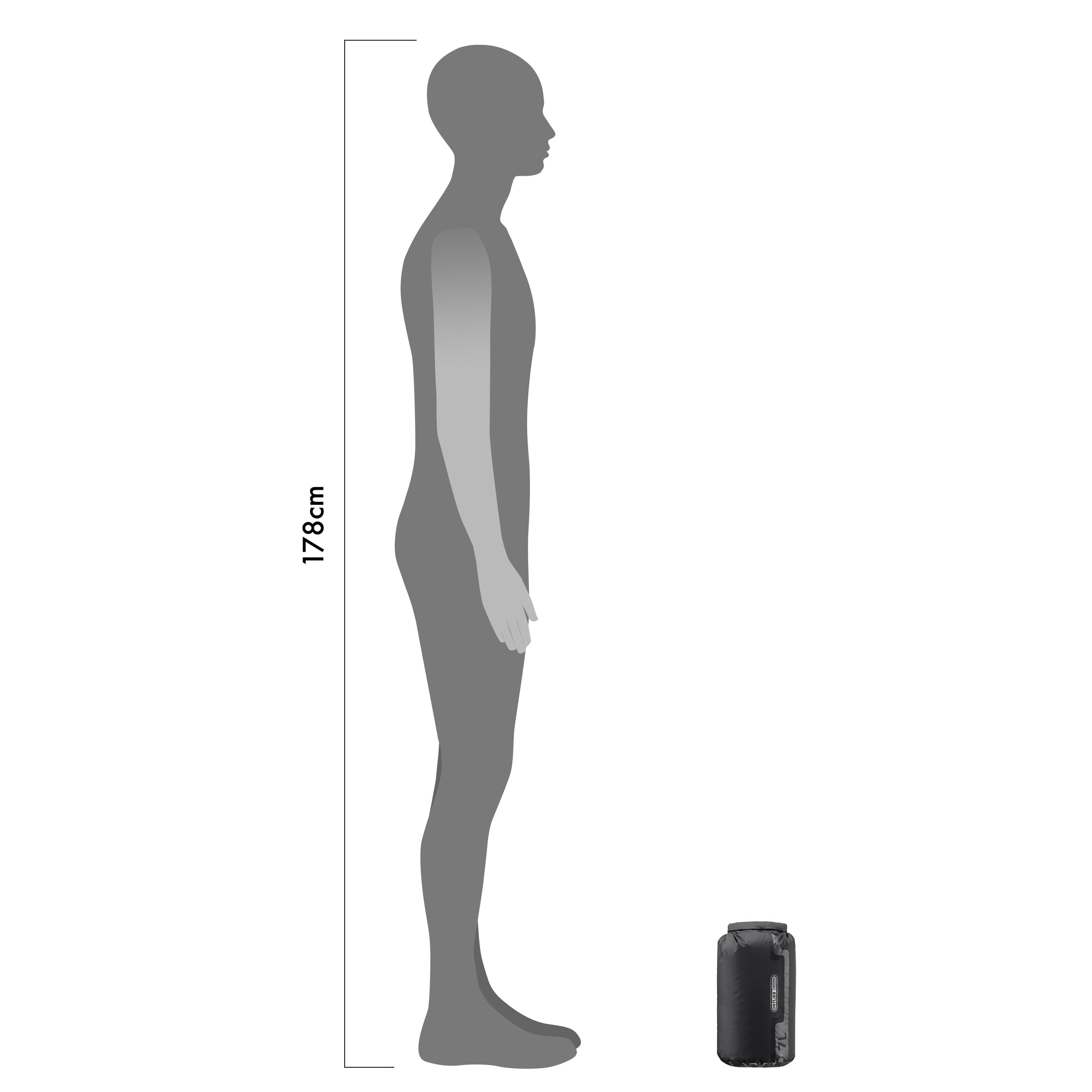 DRY-BAG PS10 7l / black / 7