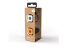 BLINDER MINI SQUARE Lichtset / black / 50/30 Lumen, 40x33x31 mm, 17g
