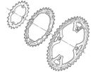 DEORE M510 4-Arm-Kettenblätter 9-fach LØ 64/104 mm / silber / 44 Zähne
