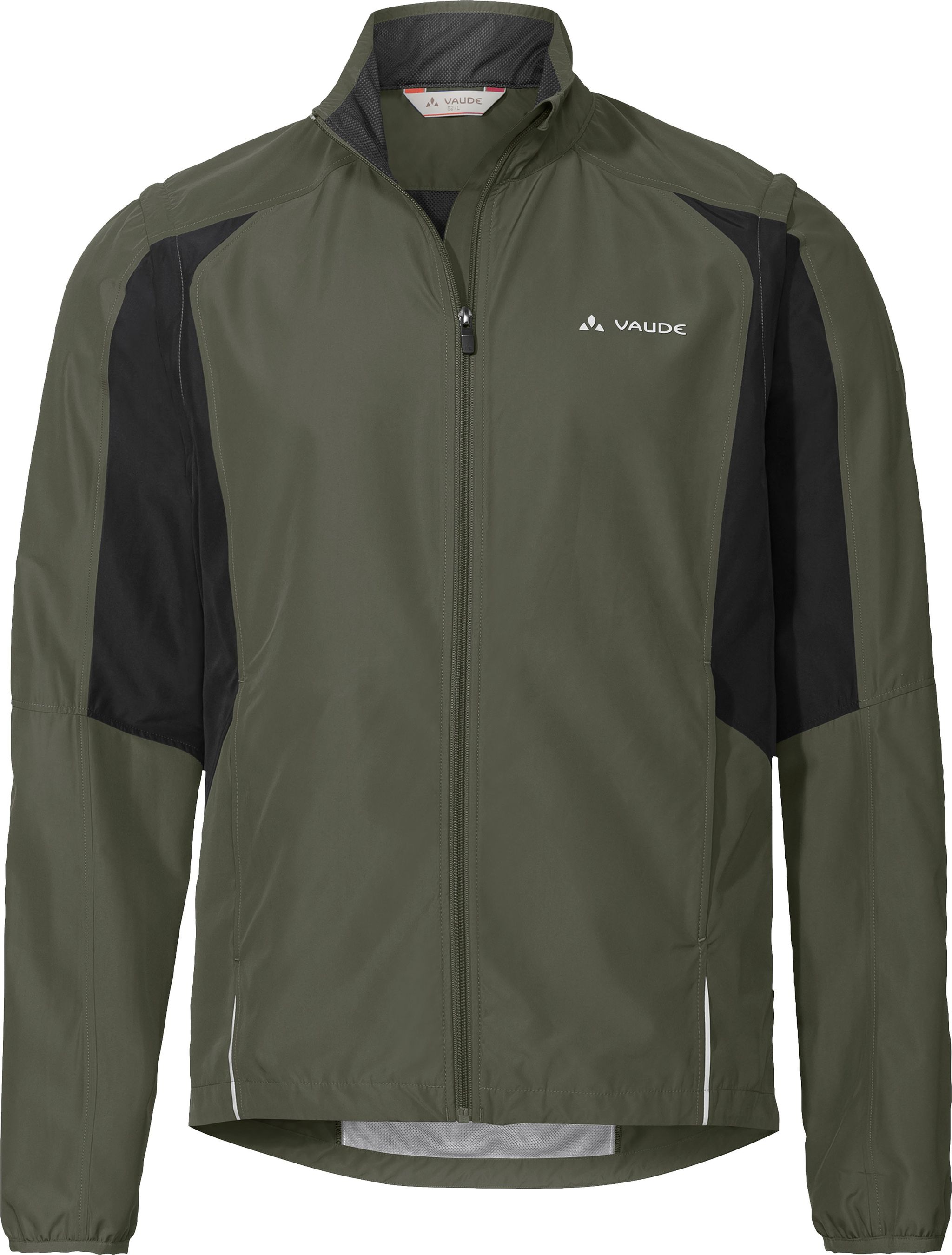 DUNDEE CLASSIC Herren-Zip-off-Windjacke / khaki / 3XL