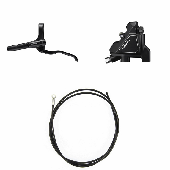 Scheibenbremsen-Set UR300 mit BL-MT200 / schwarz / vorne, Hebel links, 1000 mm