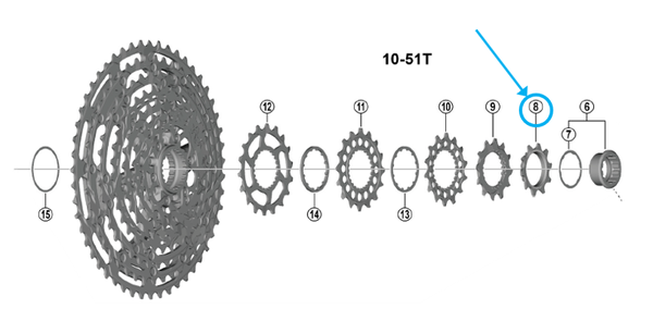 Zahnkranz CS-M9200 / 10 Zähne