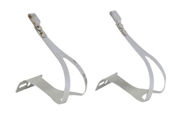 CHRISTOPHE Retro-Pedalbügel / silber / L-XL
