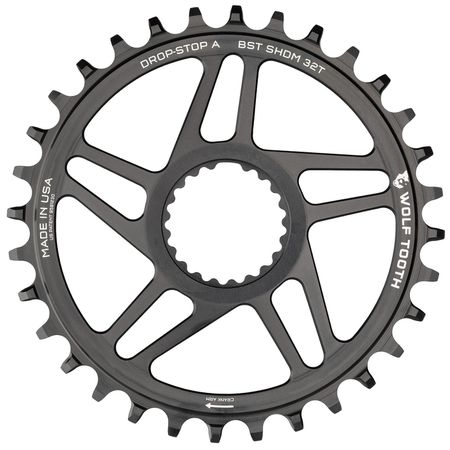 KETTENBLATT SHIMANO Direct Mount, 12fach / schwarz / 30 Zähne
