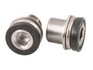 KURBELSCHRAUBEN Stahl M15x13mm für Octalink-/ISIS-Tretlager / silber