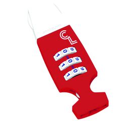 LAZER Cappuccino Lock / white red