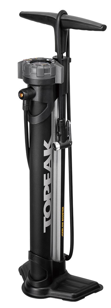 JOE BLOW BOOSTER Standpumpe mit Tubeless-Funktion / schwarz silber