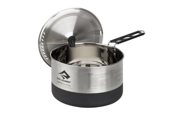 SIGMA POT Edelstahltopf (1.9L, 2.7L) / silber / 1.9L
