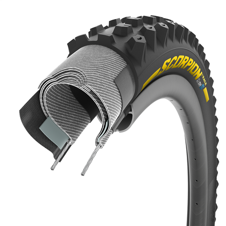Scorpion Race DH S DualWall Plus / black/yellow / 29x2.50