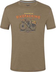 BIKEPACKING Herren-Merino-Kurzarmshirt / oak / XXL