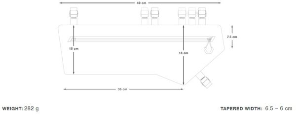 EXPEDITION FRAME PACK Rahmentasche / black / 5.7l