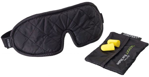 DE LUXE Schlafbrille / schwarz