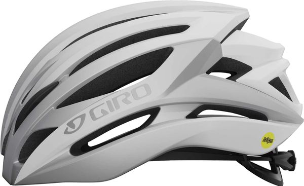 SYNTAX MIPS Rennvelohelm / matte white/silver / M
